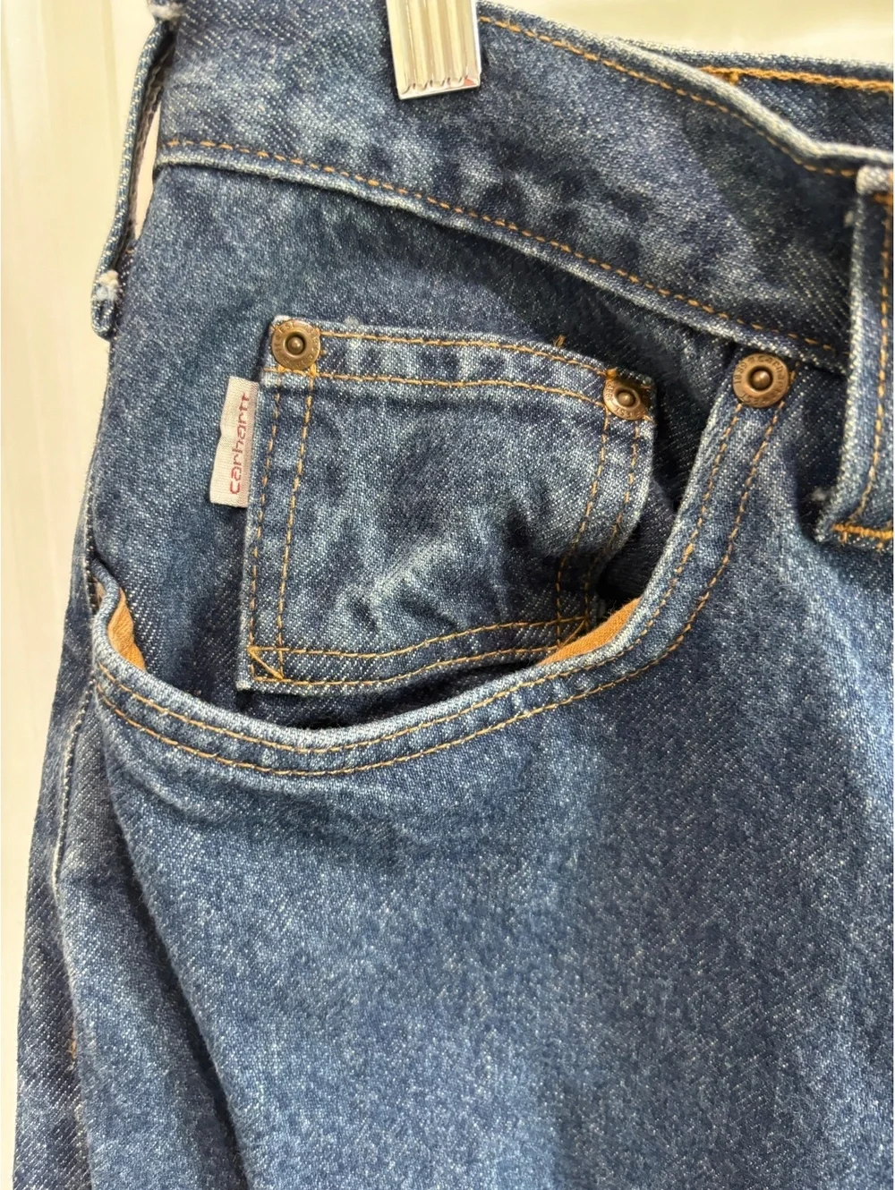 Carhartt Men’s Classic Straight Fit Dark Wash Jeans